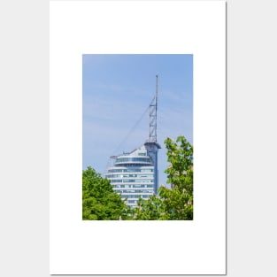 Atlantic Sail City Hotel, harbor, Havenwelten, Bremerhaven, Bremen, Germany Posters and Art